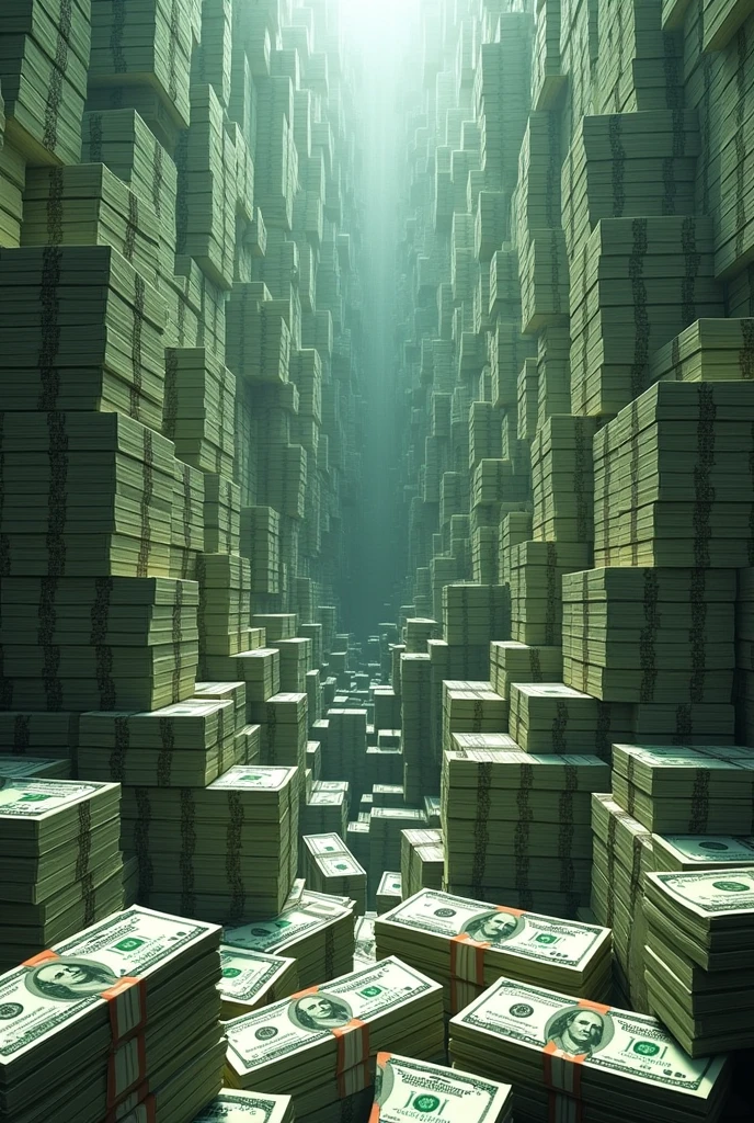 A huge amount bundle of usd