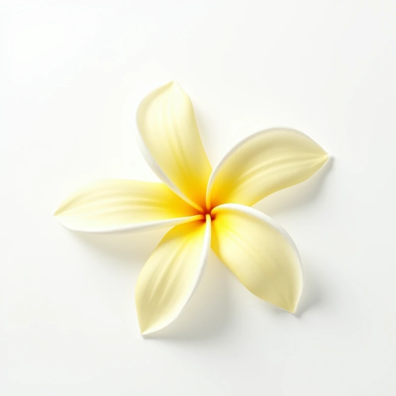 White background，Ylang-Ylang