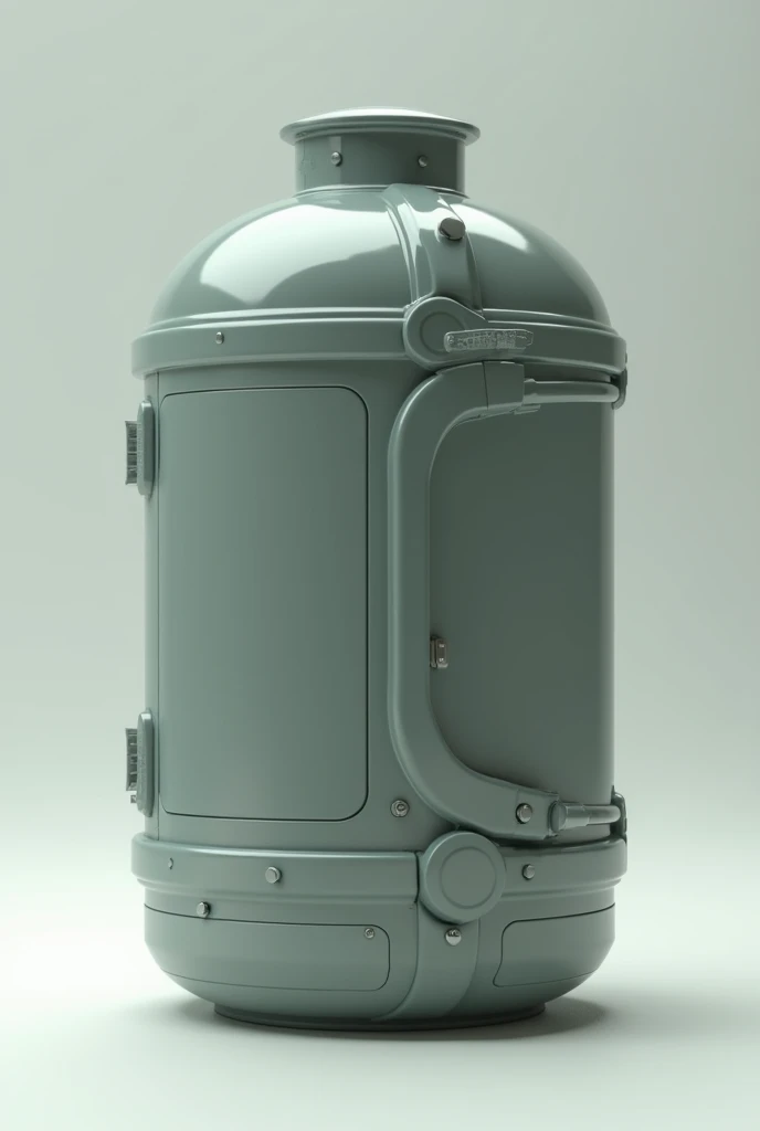 plastic container、gus can, Near future、mechanical、official、Classical shape2 Image color、Simple Background
