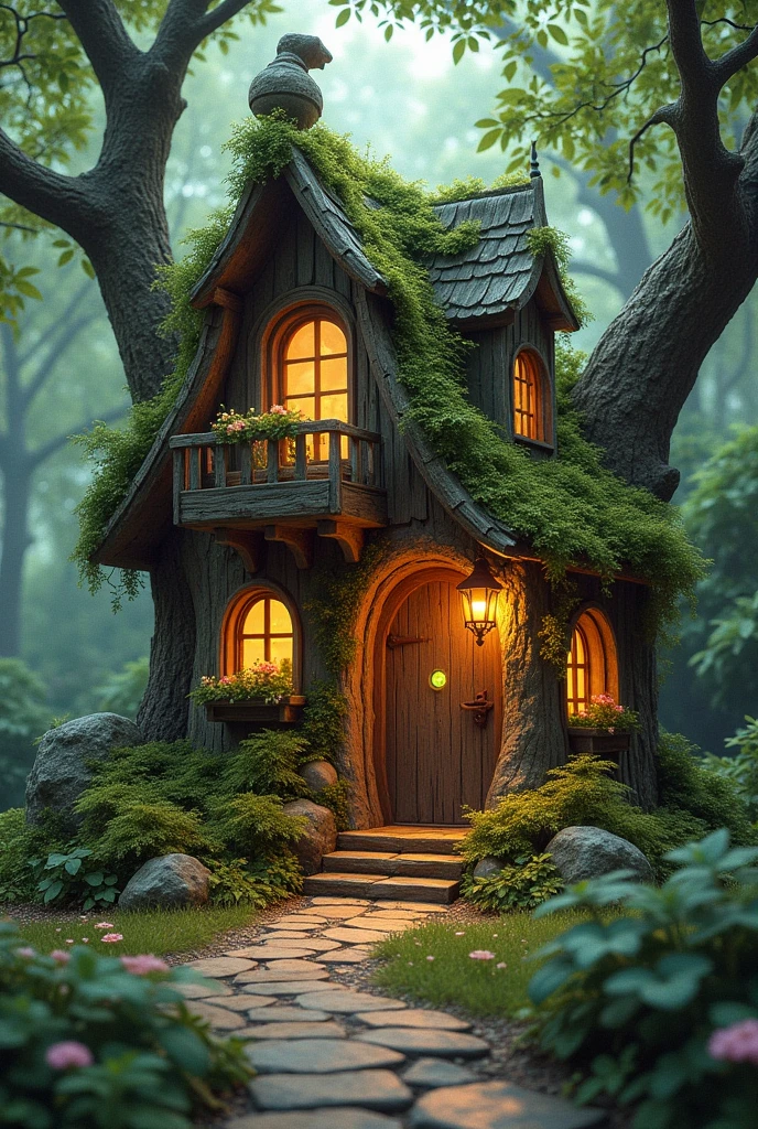 Within this house of bark and bough,
You’ll find the wonder of the now,