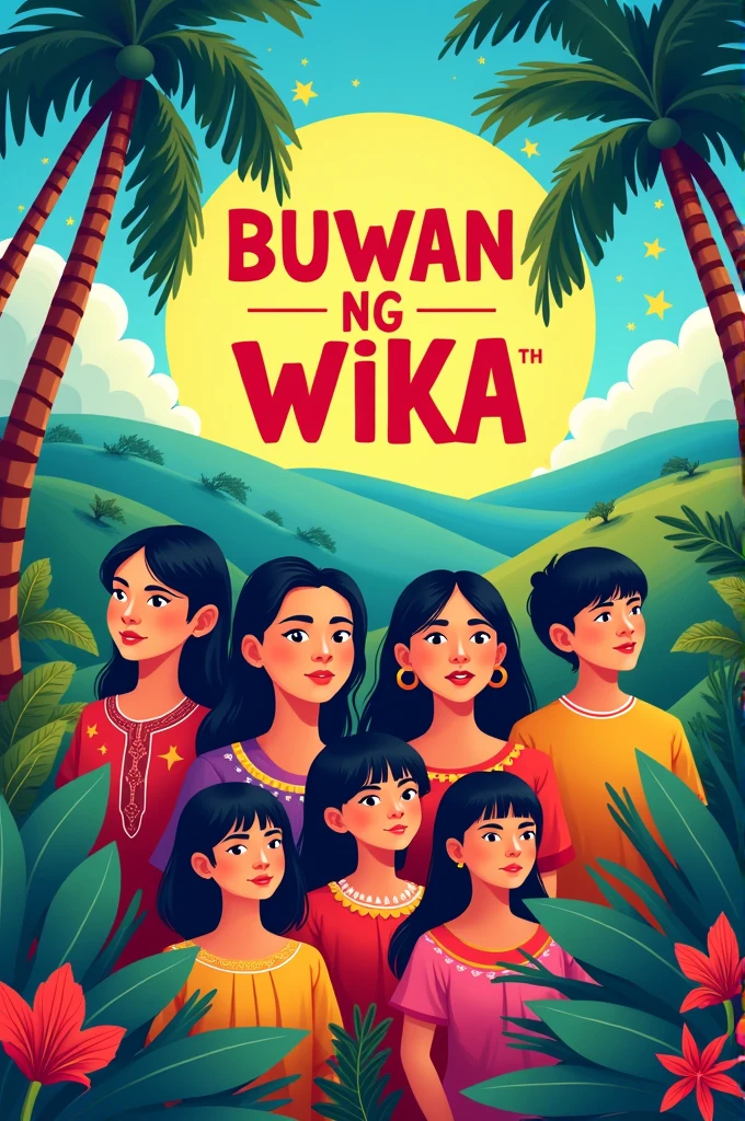 Make a "Buwan ng Wika" Poster for my Filipino project.