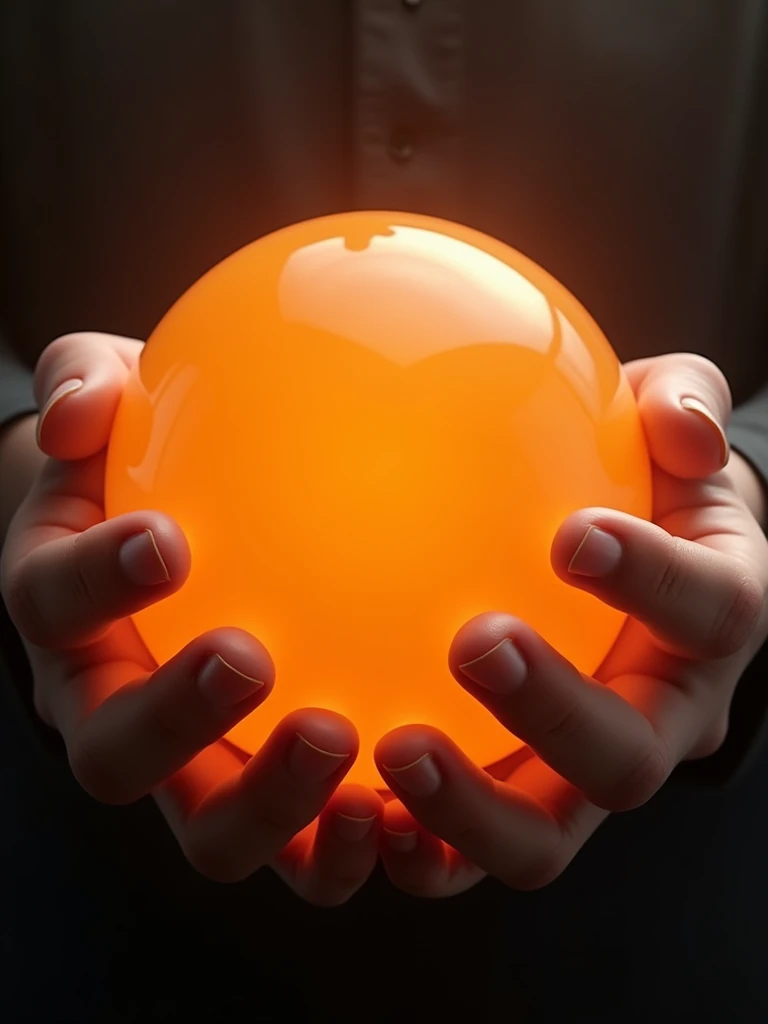 (photorealism:1.2), the orange globe, a circle of hands holding wrap around the globe
