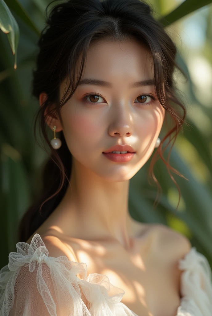 please create a picture of the prettiest women in. photorealism and make 100 different photos of here for her instagram account