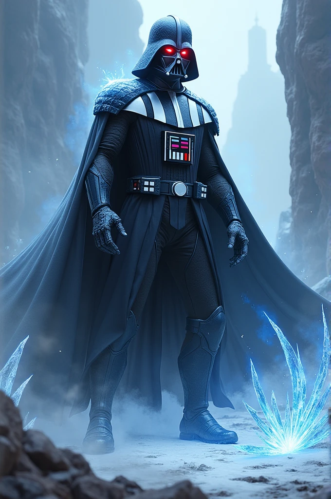 Darth vader and subzero merged into one hero