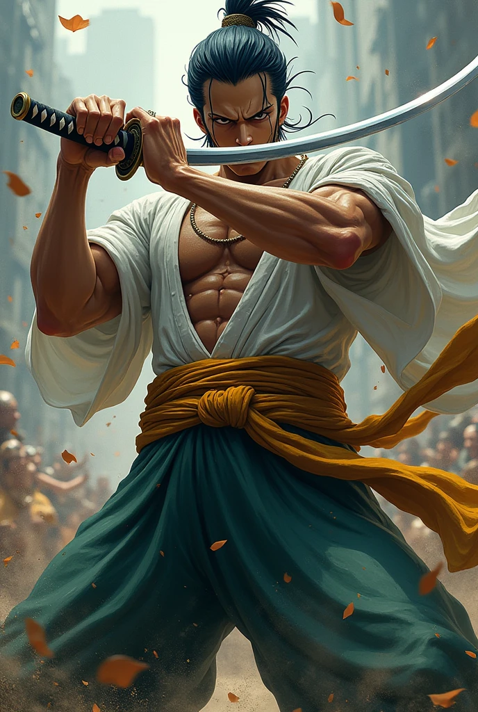 Roronoa zoro three sword stle