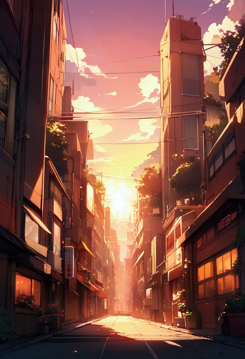 Morning city