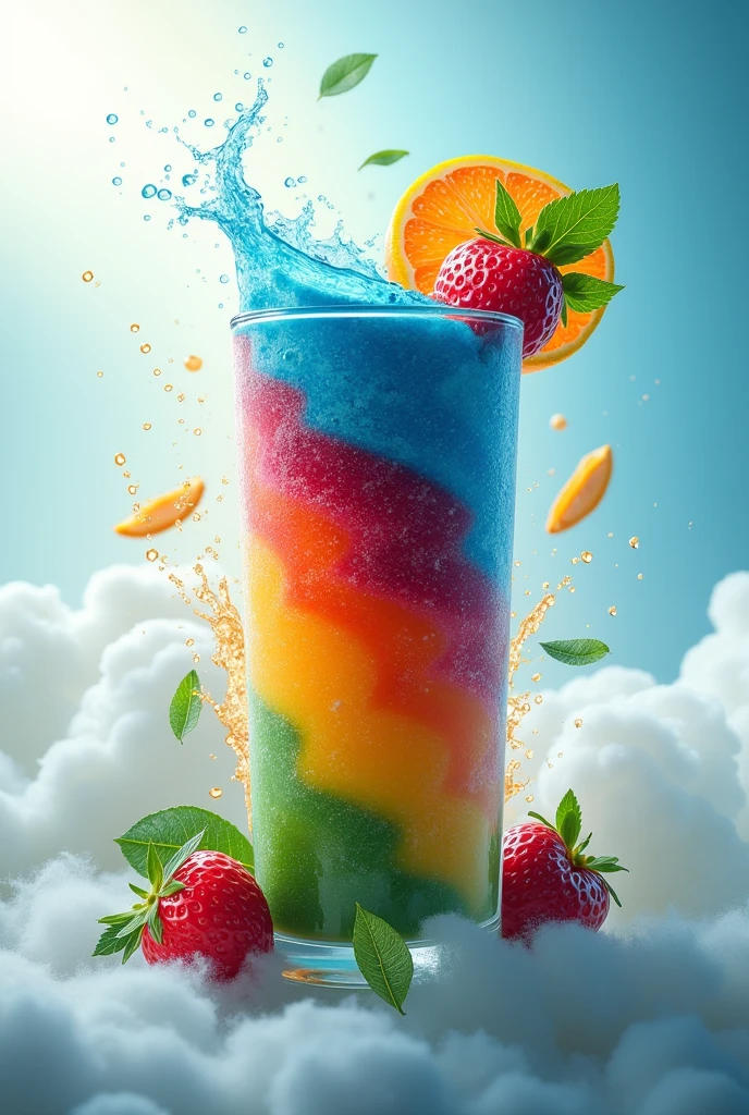 water
Splashes smoothie cloud blue berry stawbery orange matcha