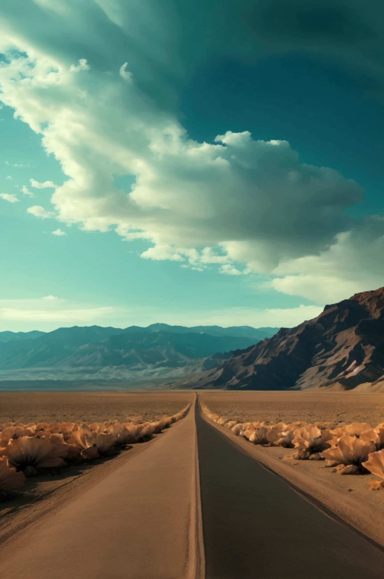 Landscaping: Death valley with it enchanted biodiversity. Make it a book cover