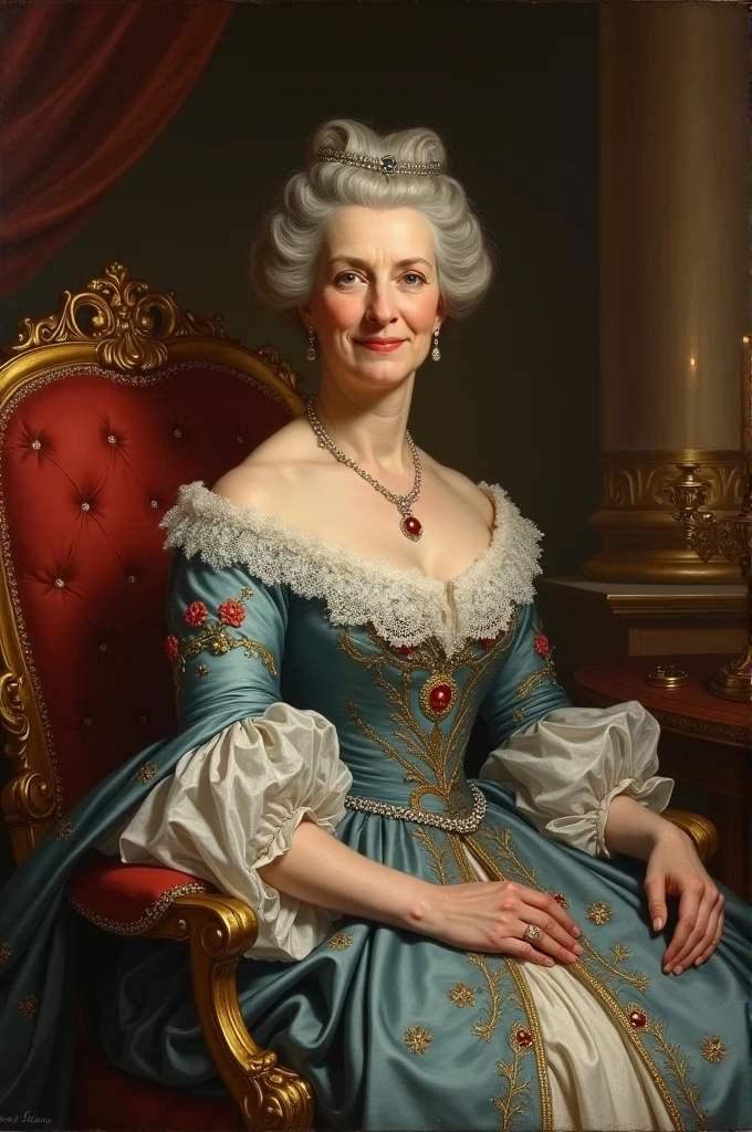 Queen Charlotte in current life, according to their portraits