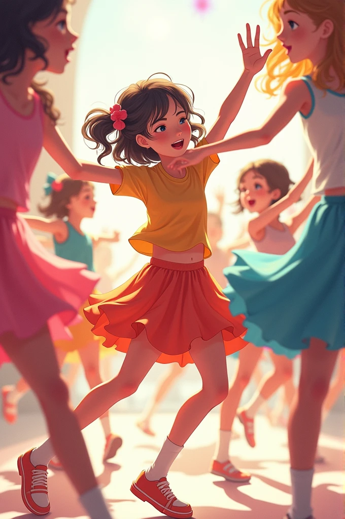 Girls dance