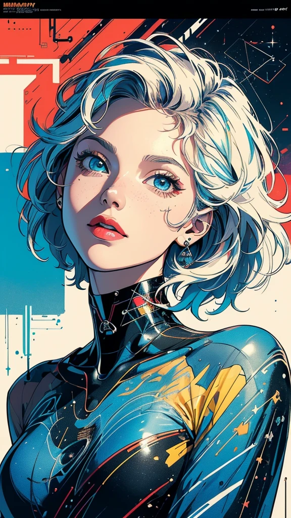(((masterpiece, highest quality))),(((solo:1.2))),(((1girl:1.2))),32k wallpaper, very detailed, poster, vintage science fiction,(((((geometric cinematic movie poster))))), (bauhaus), shape,(((abstract))),(mid century modern),movie poster,(((((portfolio))))),(((((Close-up))))),(((((bust up))))),((((more various angle)))),(((highlight))),Vast landscape,((((heterochromia)))),(((complete. detailed face))),(((Extremely talented))),(((most complecated machine))),Colorful color scheme