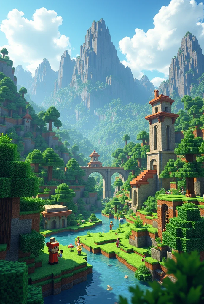 Photo For A Minecraft background with name of (Gully Smp)