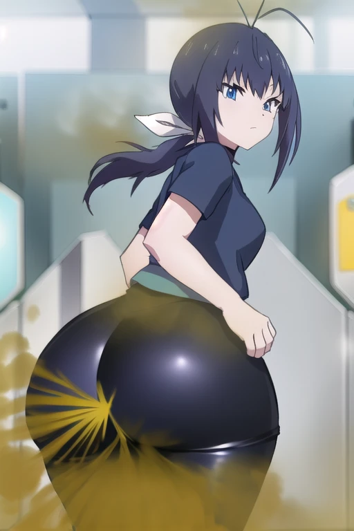 (Realistic)  Twin tails Long hair Big breasts  (Purple Eyes)  ,(Turn around)  (((solo))),  Embarrassed,  blush,  ((Anal)) (((A girl farts))) Inner thighs ((Butt Close-up Camera)) ((speed)) ((View from below))
、(Holding on) ((Butt gaze)) ((Loli face)(((Yellow gas leaking from the anus)))(((High quality eyes)) (masterpiece:1.2、Highest quality, Highest quality)、(Highly detailed CG Unity 8k wallpaper、Super detailed、Best Shadow)、(Detailed Background)、(Best lighting、Very delicate and beautiful)、Depth of written boundary