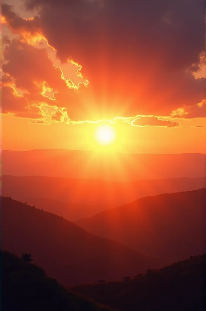 Create a real sunset photo 