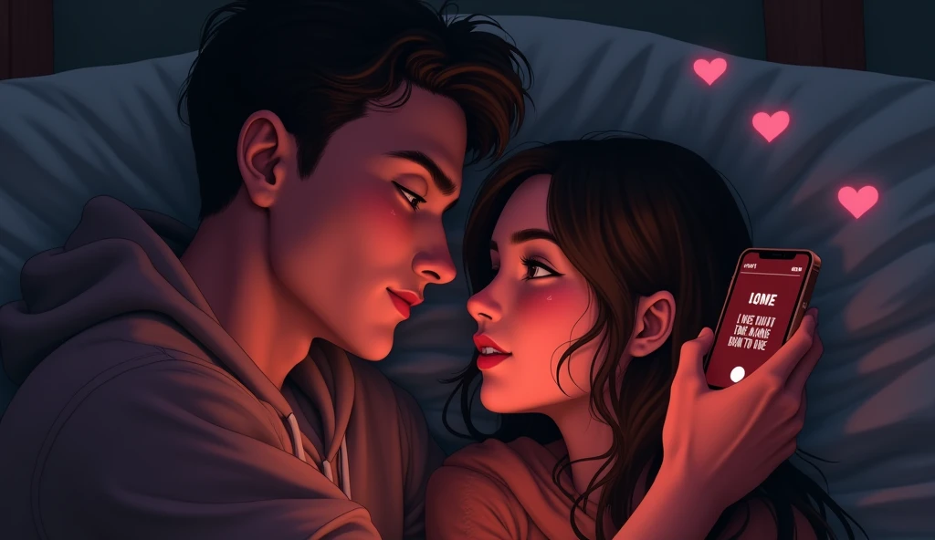 This time, the caller ID read "HIM." (hand some boy he is her boy friend ) with text pop up i love you i want to come back to you