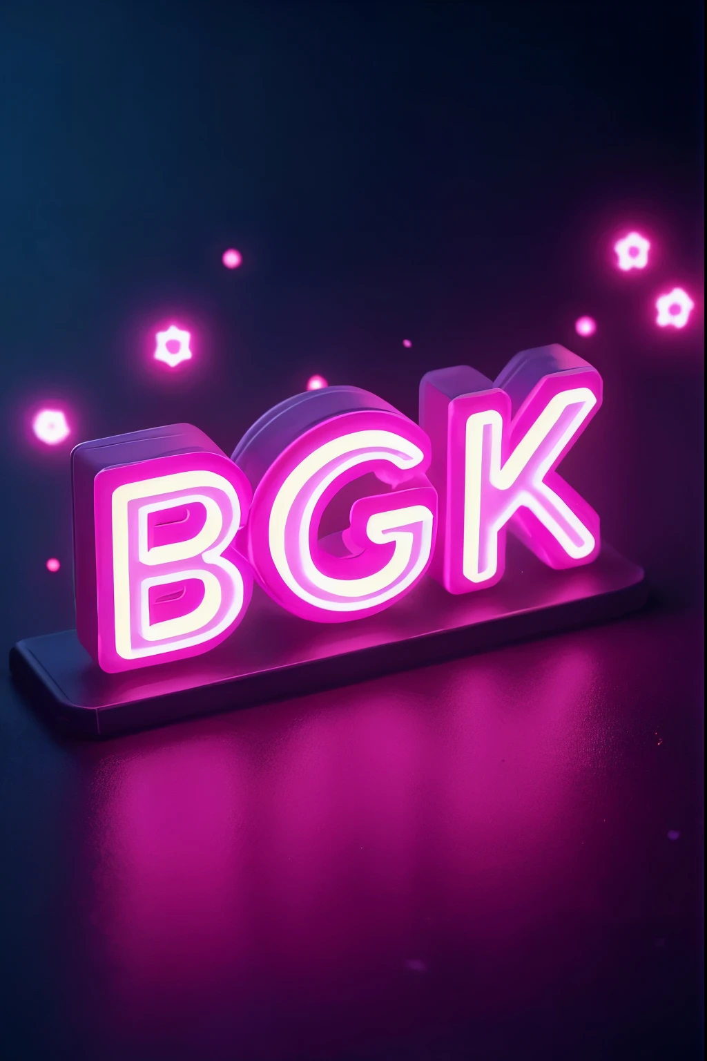 Change text BGK to MC