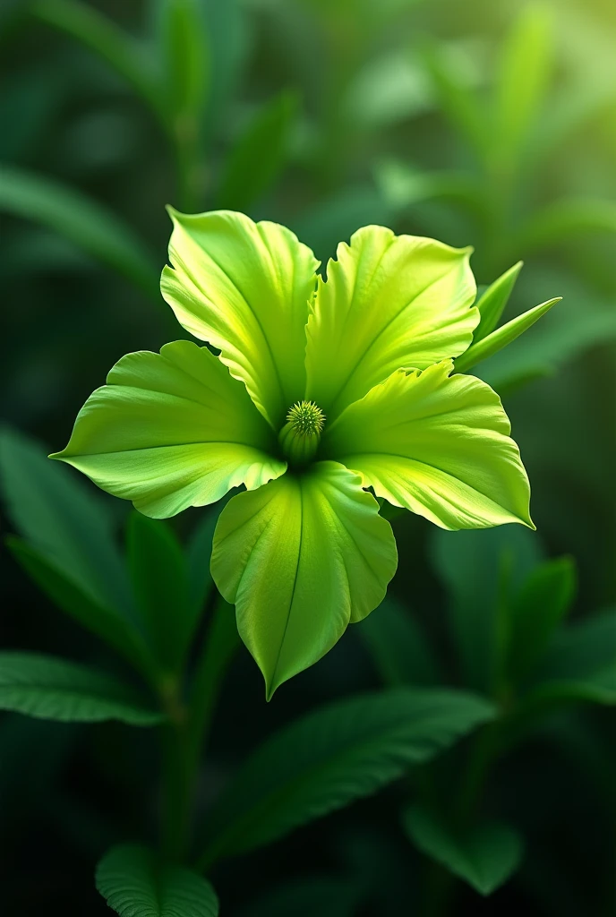 Green coloured flower for onam festival 