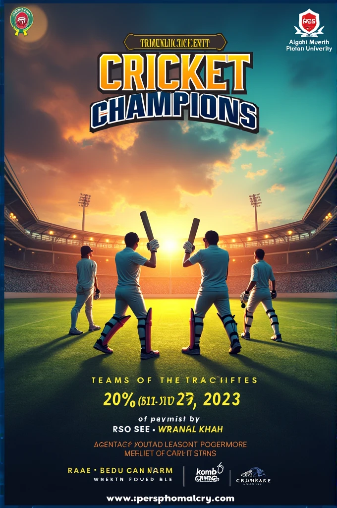 **Cricket Match Announcement**

Join us for an exciting cricket match at Athletics Ground, AMU, Aligarh!

- **Date:** [Specify the Date]
- **Teams:** 4 teams, each with 3 players

**Important Details:**
- **Entry Fee:** ₹50 per player
- **Deadline for Payment:** 29-08-24
- **Payment To:** Mohd Fozan Khan

**Prize:**
- **Winning Team:** ₹600

**Organizer:** Mohd Fozan Khan

Don’t miss out on the action and the chance to win! Ensure your payment is made on time to secure your spot.

For more details, contact Mohd Fozan Khan.

Make poster of it