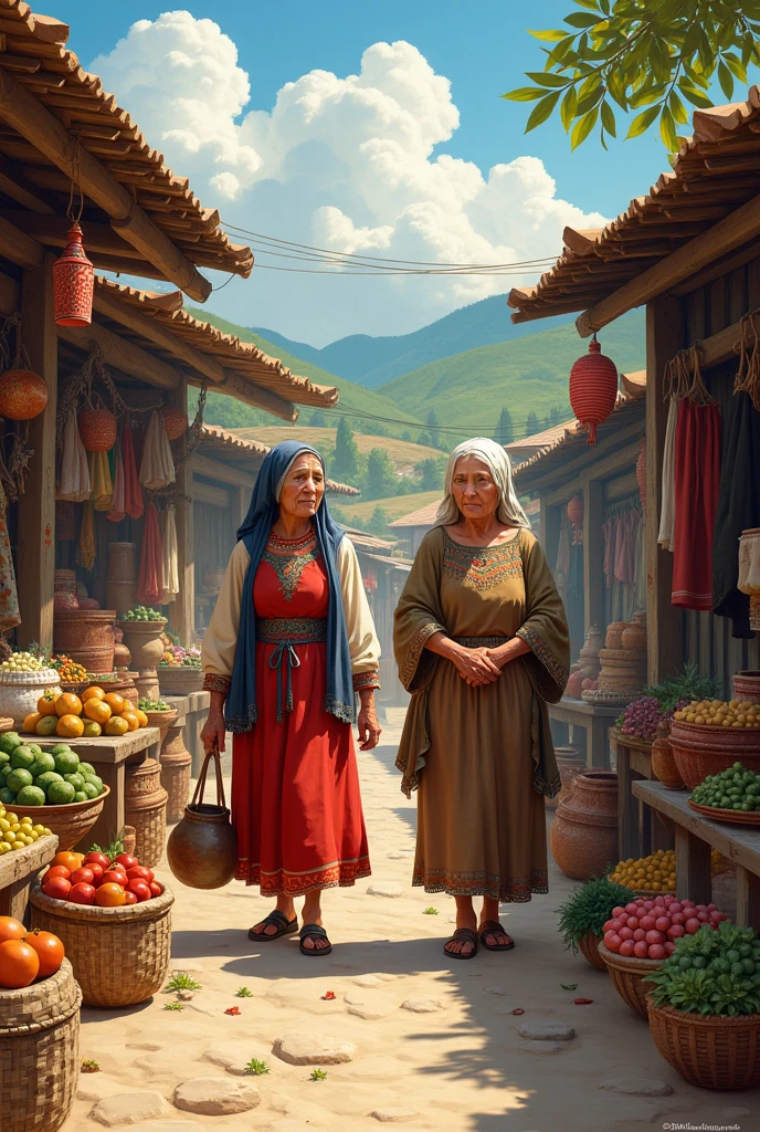 Old women Village Market