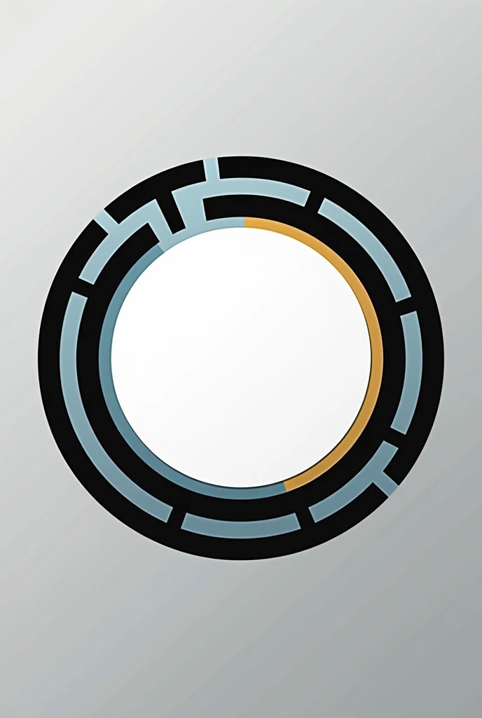 Round soccer crest. the central part must be white. The team is called "MINNESOTA F.c.". The colors only white, black, gold and light blue