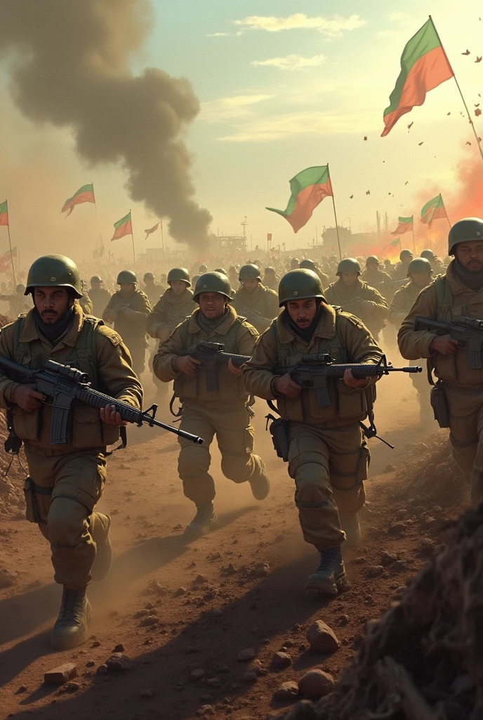 Flag Somalian Army  destroy ethopian army