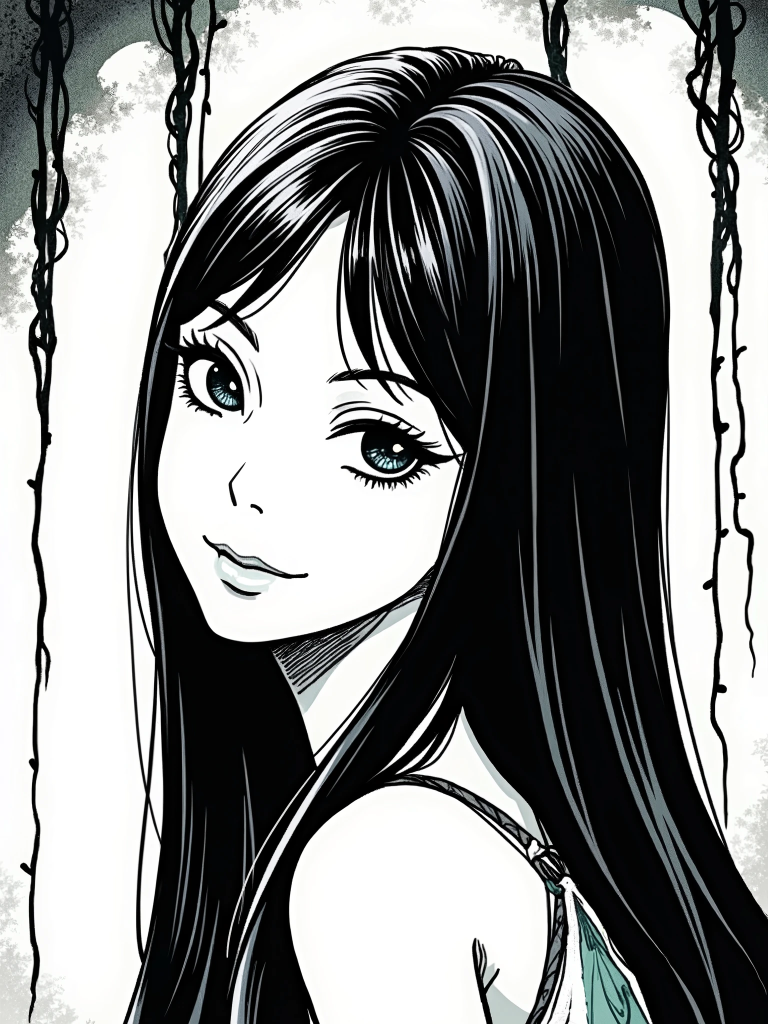 Tomie from Junji Ito's manga in human version