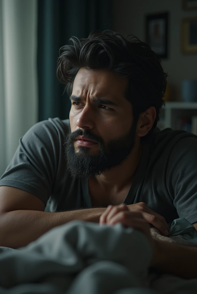 Genrate 3d images on The Painful Decision: Explore Shiv’s internal struggle when he realized that Maya’s condition was beyond recovery.