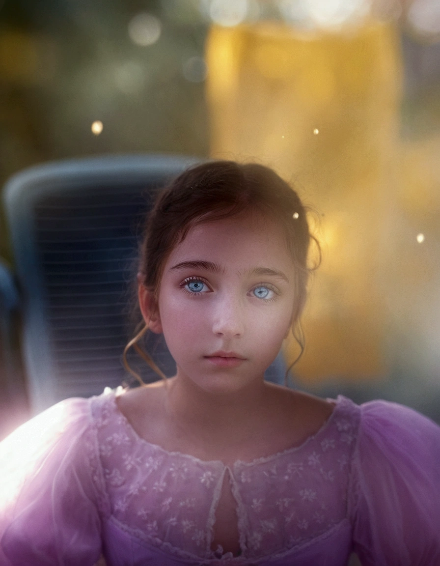 art by Cornflower, dreamy (A girl with beautiful and detailed eyes. The depth of field in the photo is perfect, the lens flare adds a nice touch, {{side breast:2}}}, a soaky dress