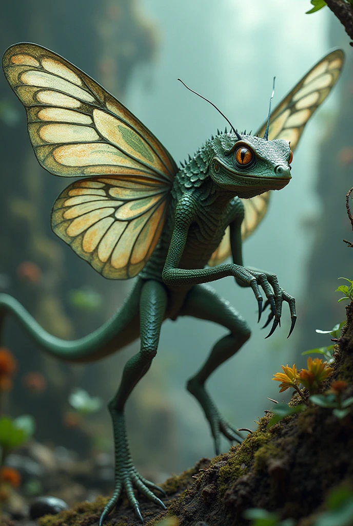 lezard papillon mutant