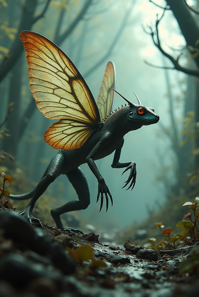 lezard papillon mutant 