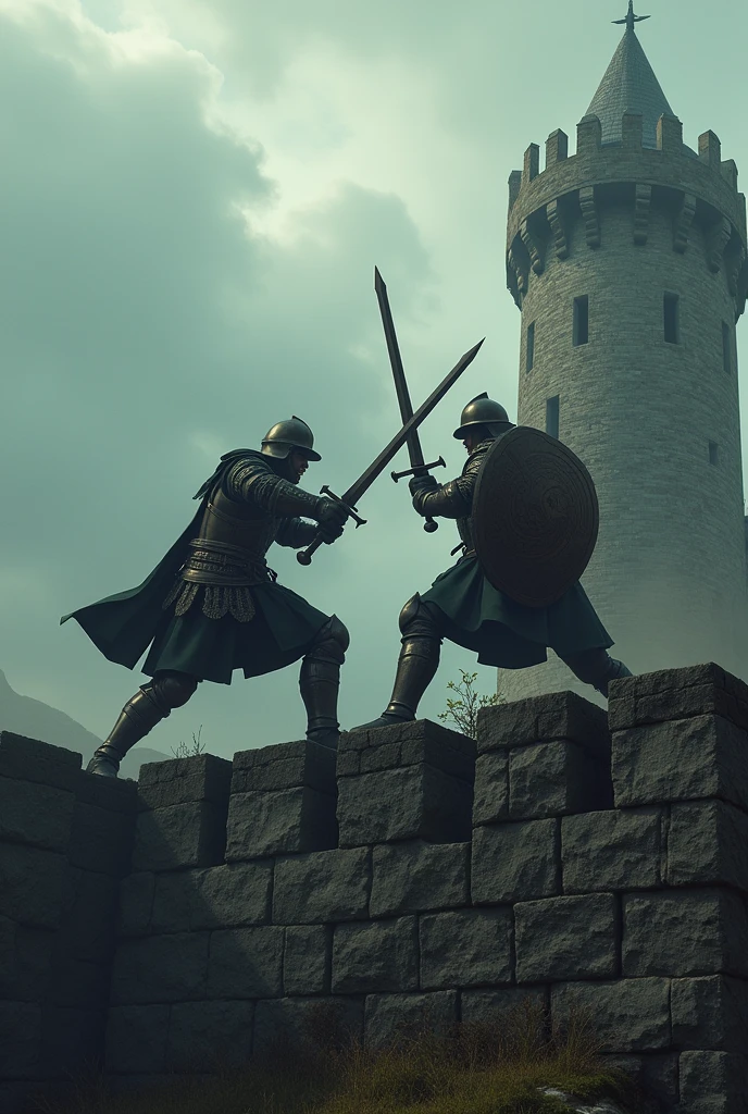 Two Soldier fight in tha Fort creat image