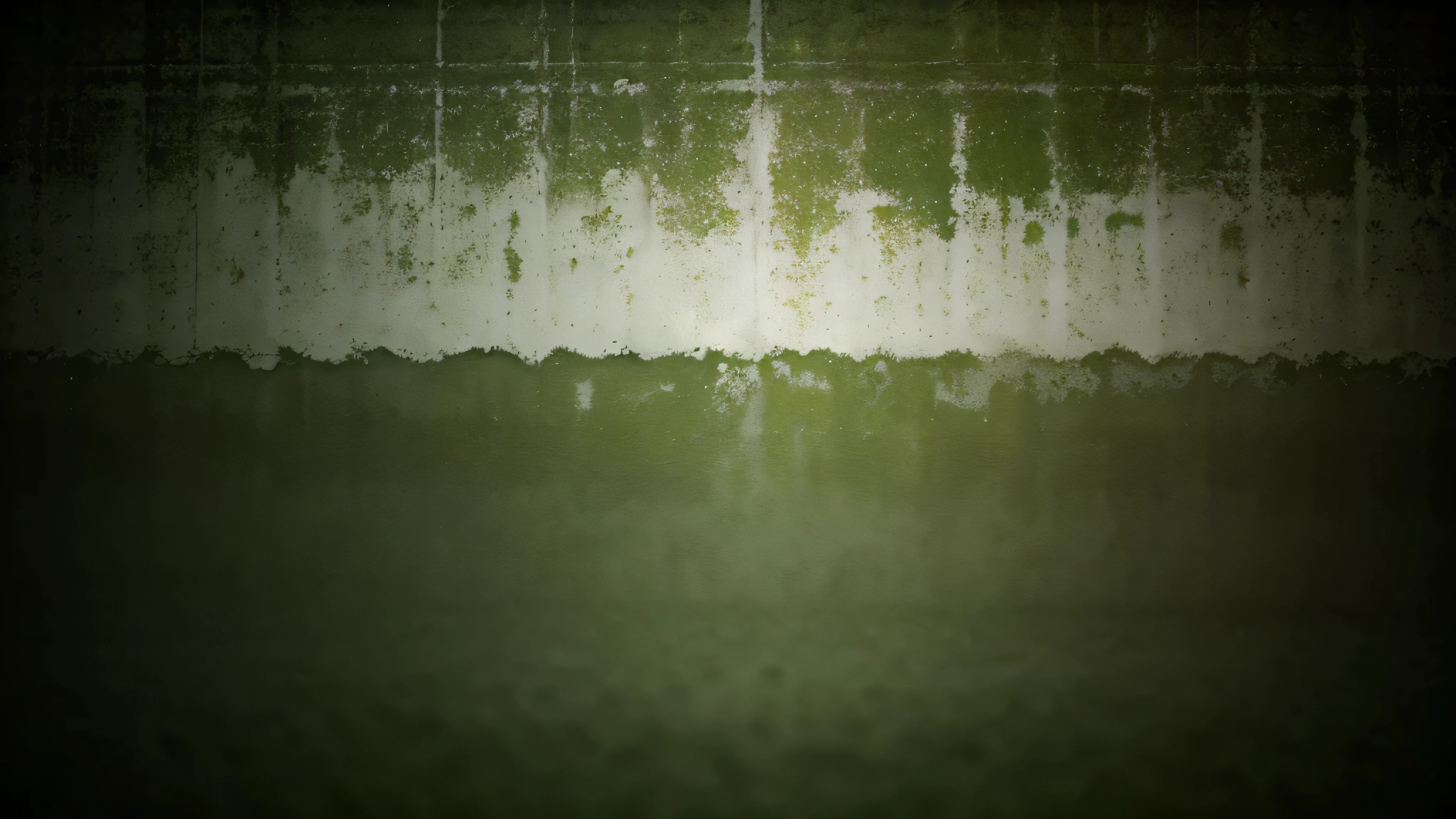 Green abstract grunge texture panoramic background