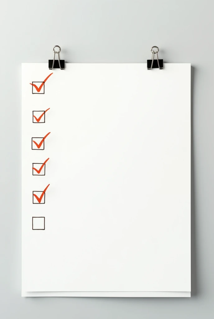 Image of a neatly organized to-do list with checked items.