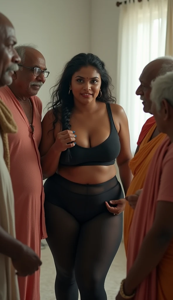 Full nude indian woman, big tits, big ass, curvy, full body covered with semen, wet, cum in mouth, on indian street, sitting with legs open facing front, scared face, young boys ejaculating on her
