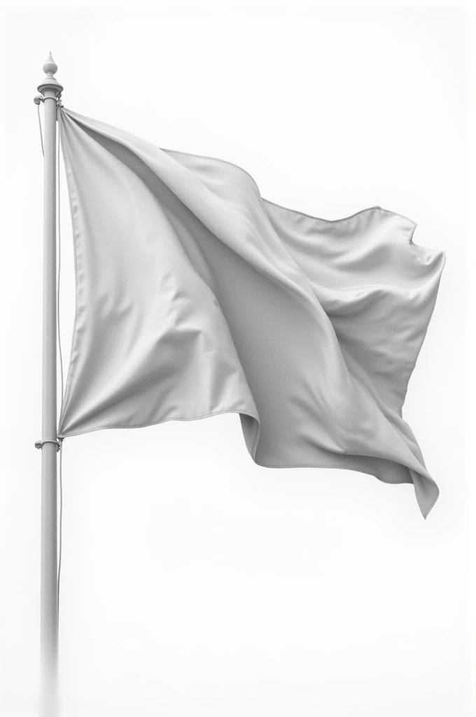 Waving flag with pattern using pencil