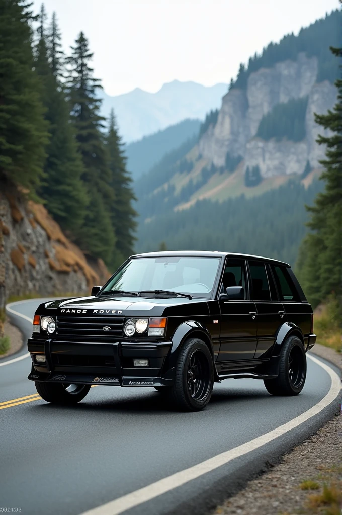 Range rover classic 2 door with a libertywalk wide body kit 