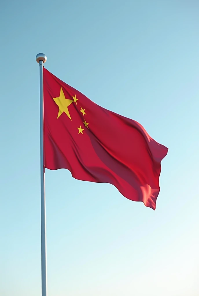 Waving flag to the left