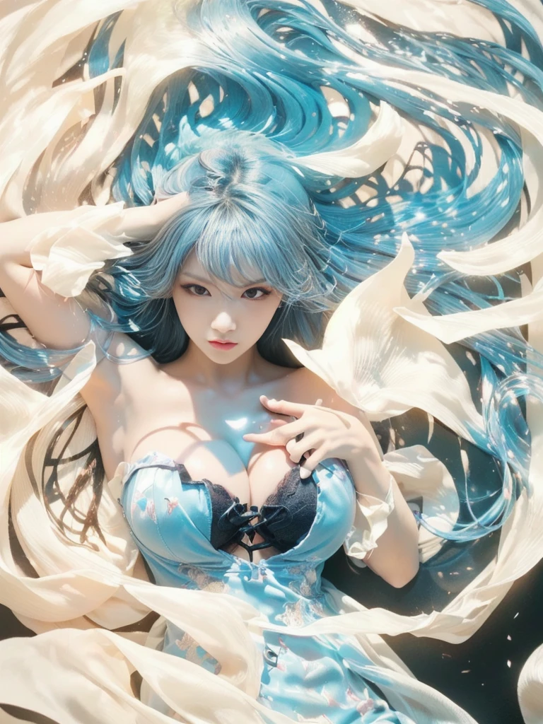 5,(((bishoujo,Deep V,((Shy expression:1.5)),cleavage cutout,Shocked,open cloths,Squeeze chest,(bitch_virgin:1.5),Exposed breasts,Rainbow Hair,Laser clothes,Pure and sexly,torpedo breast,Pointed chest,torpedo breasts))),curvy ,High target_solve, clearly_image, Detailed background,best quality, Gold,number, Very detailed, Finely, high resolution, 8k画质, Perfect dynamic composition, long hair, wavy hair, Charming pose,sexly,Shy,masterpiece, best quality, high resolution, 8k, HDR, raytracing, detailed shadows, beautiful girl, (hyperdetailed:1.15),5