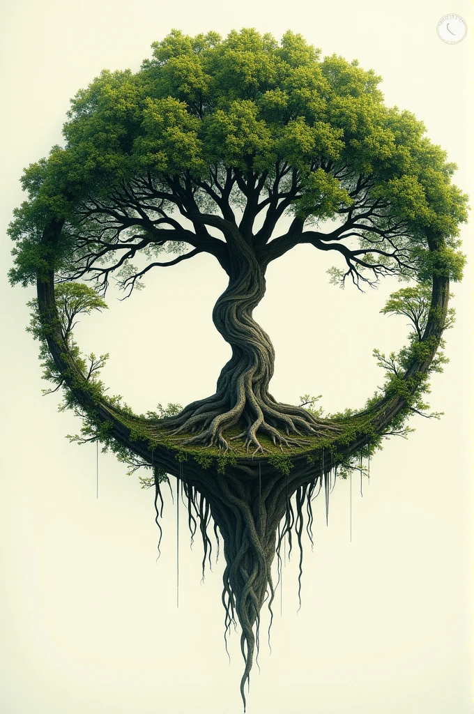 Design of a Tree in a circle