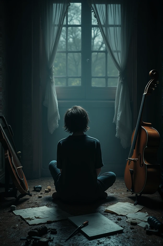 I am far from a great love of which I was the owner...My music with musical instruments