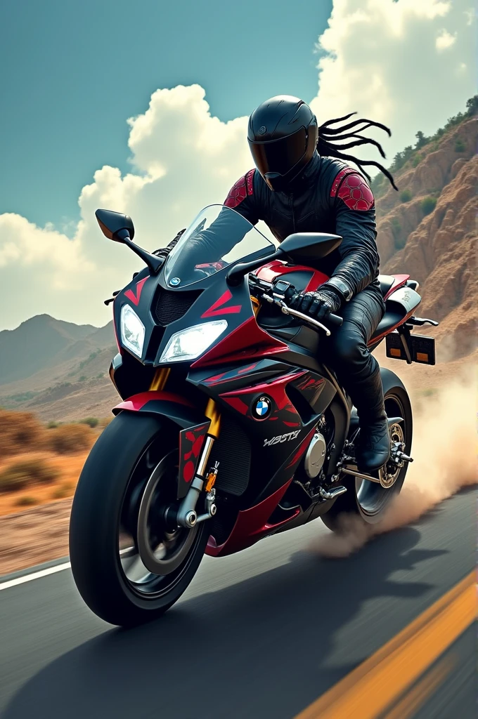 Madara uchiha in bmws1000rr in india