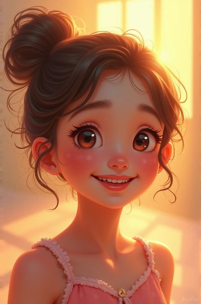 Girl happy