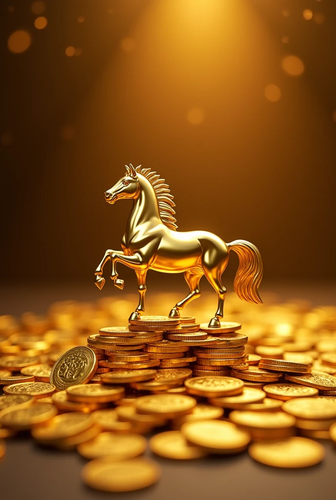 Pile of gold, Gold coins, ((horse)), Gold coins이 하늘에서 쏟아진다. Dazzling golden, golden light, The Golden Box, Gold Coin, 