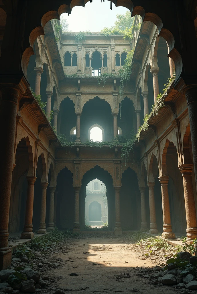 हवेली के अंदर सब कुछ वीरान था