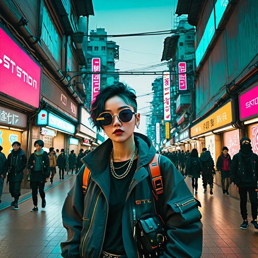 cyberpunk style