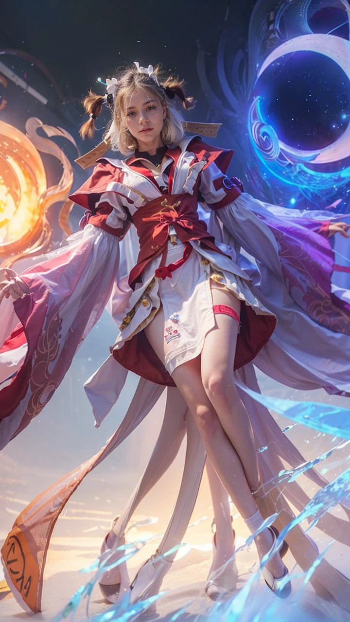 high school girl、White Sailor Suit(summer服)、White pleated skirt、White socks、loafers、ponytail、school bag、summer、sunset、Her underwear is visible through her old clothes.、In the depths of the night forest,、masterpiece, 最high quality, high quality, High resolution, (((Face close-up)))、Face close-up