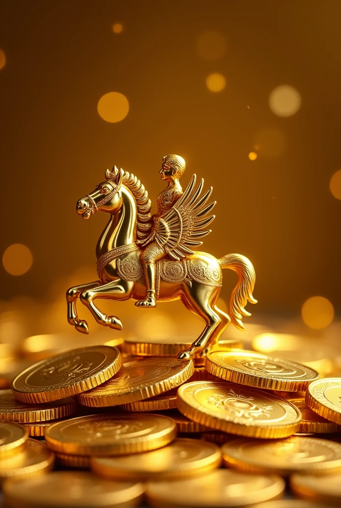 Pile of gold, Gold coins, ((horse)), Gold coins이 하늘에서 쏟아진다. Dazzling golden, golden light, The Golden Box, Gold Coin, 