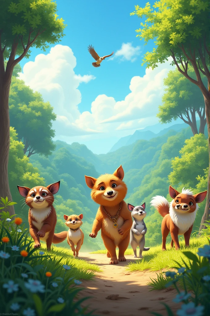 On the animal adventure, let’s go!
With our furry and feathered friends, you know,
Through the forest and the fields,