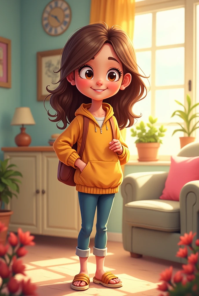 A cartoonist AI image of wife