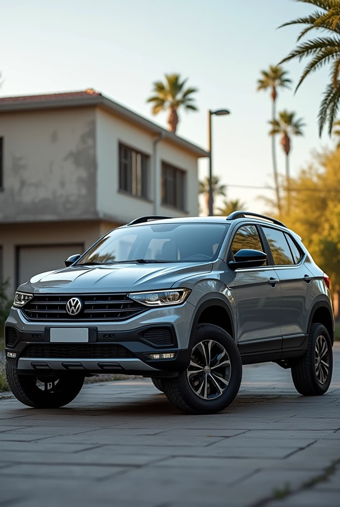 Hello, realistic images of a Volkswagen Gol generation 2 equipped with the wheels of the Saveiro extreme 2025